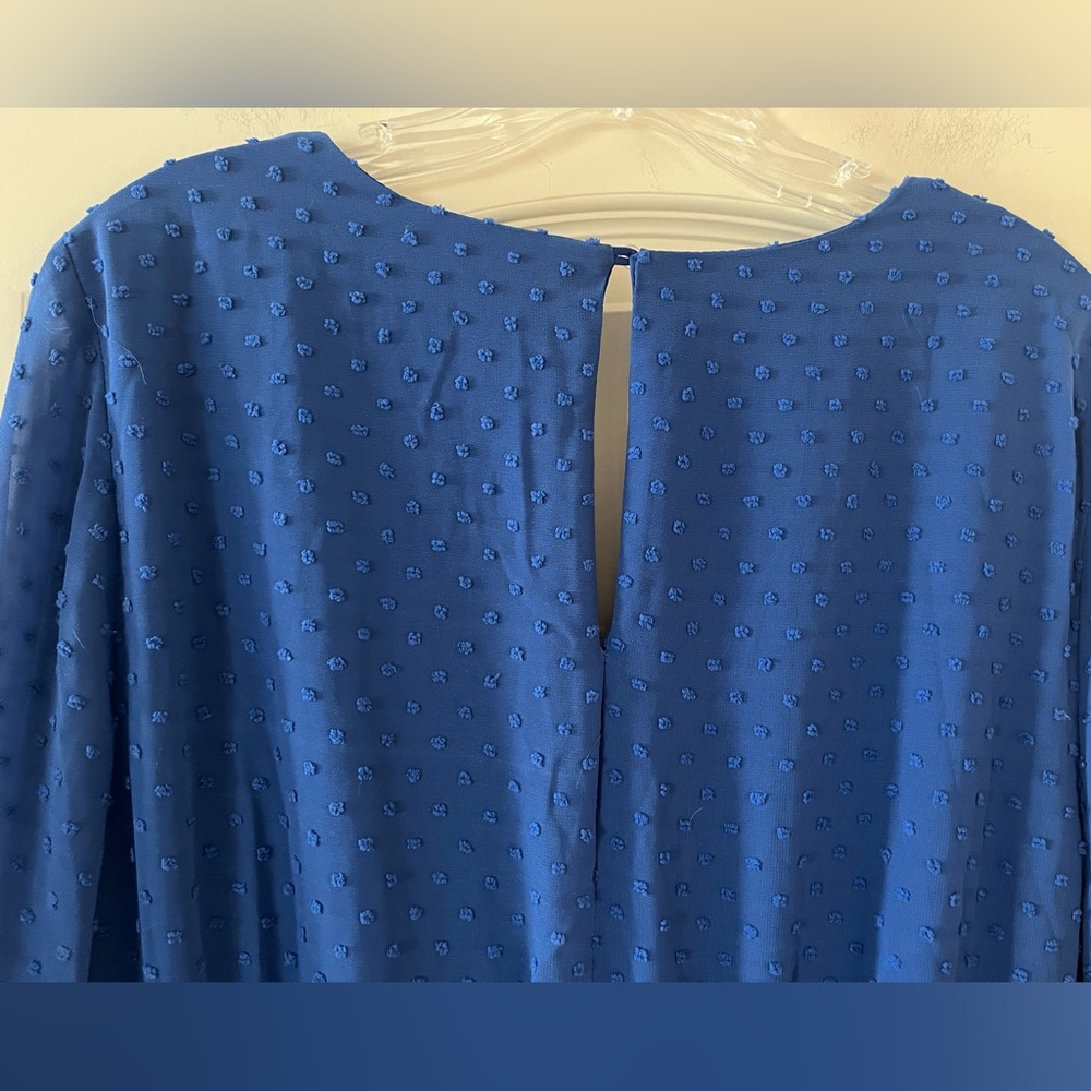 Lulu's Royal Blue Lace V-Neck Romper Cinched Waist Women’s Size Large - Picture 3 of 16